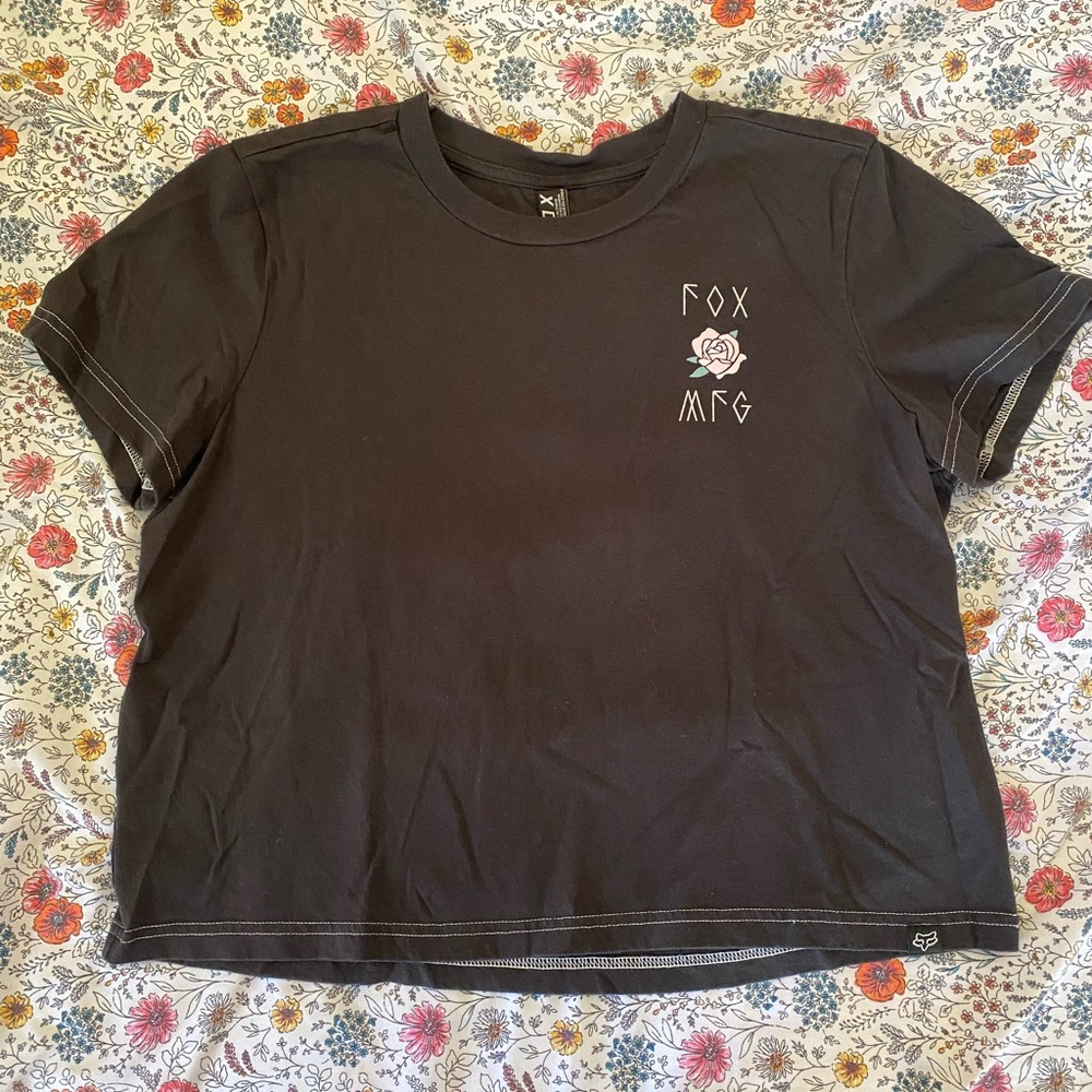 Fox Racing cropped t-shirt